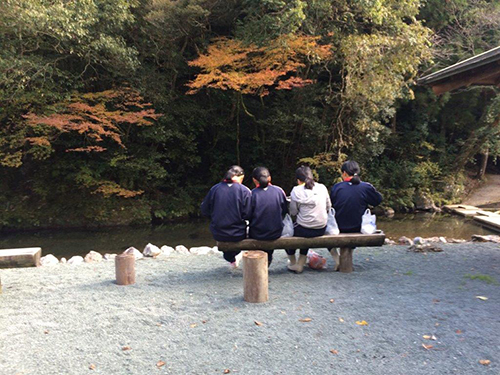 2016年11月　鏡村市民農園にて